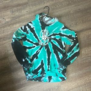 MLB Genuine Seattle Mariners Tie Dye Hoodie - Youth XL